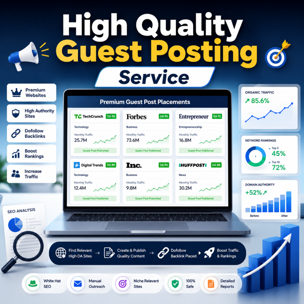 Guest Posting Service Website: Boost Rankings the Smart Way