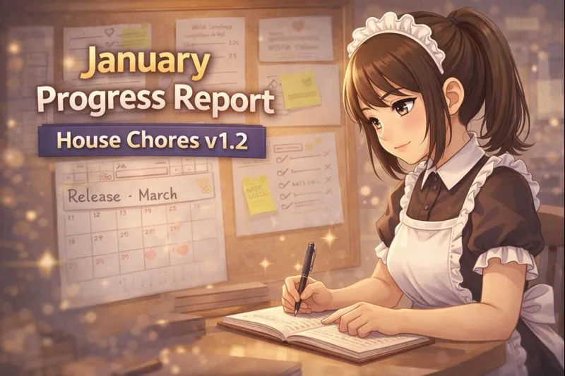 January Progress Report Brings House Chores v1.2 Closer Than Ever